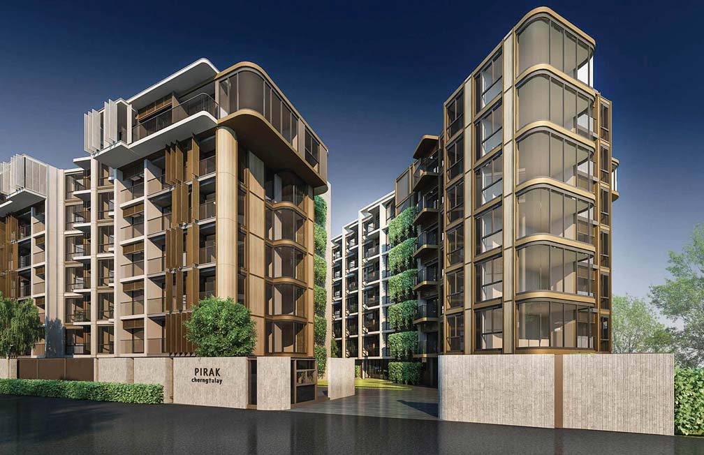 Pirak Condominium Cherngtalay — фасады и общественные зоны
